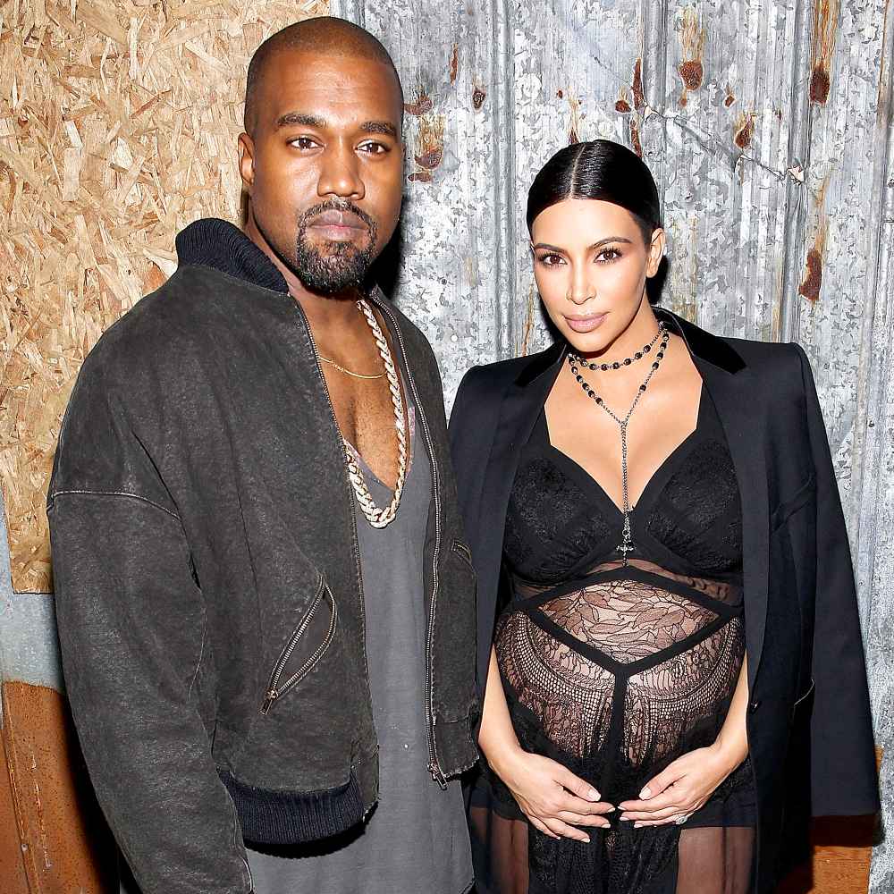 Kanye West and Kim Kardashian