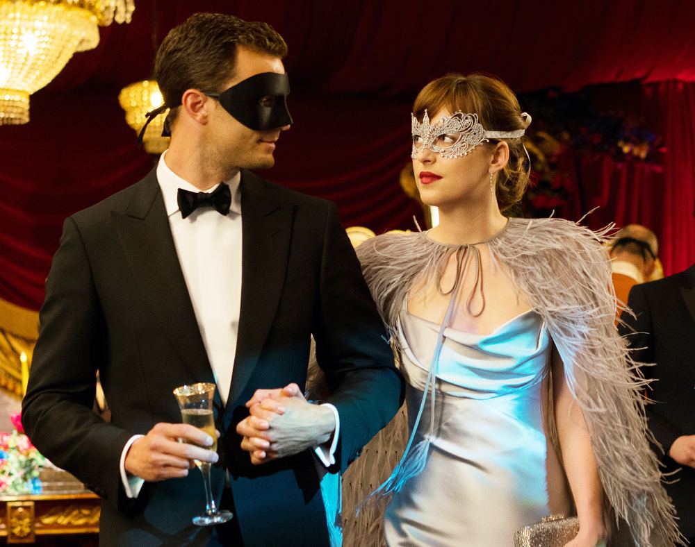 Jamie Dornan Christian Grey Dakota Johnson Anastasia Steele 50 Shades Darker