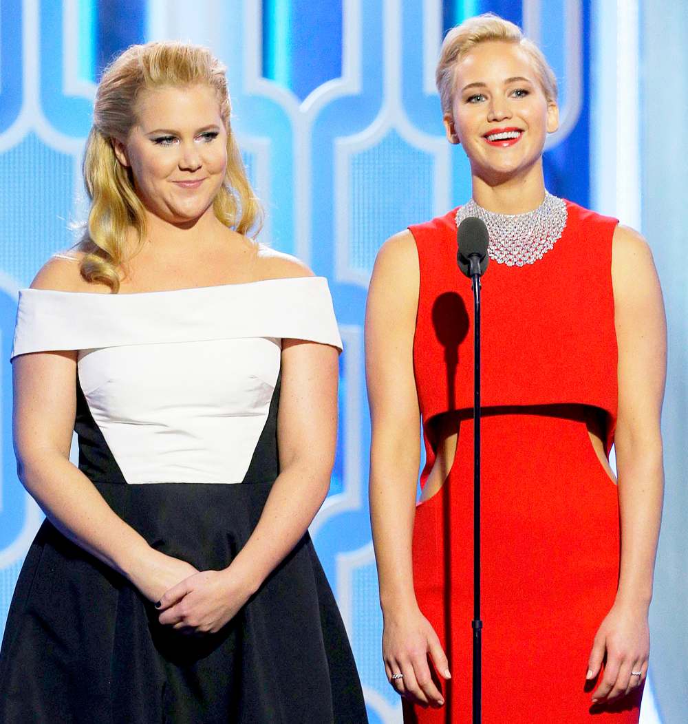 Amy Schumer and Jennifer Lawrence