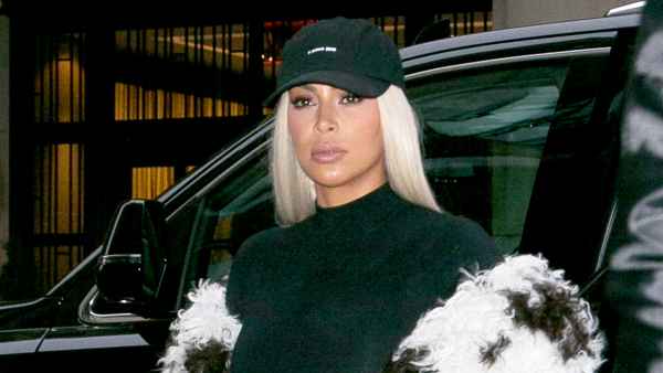 Kim Kardashian arrives at Barney's in New York