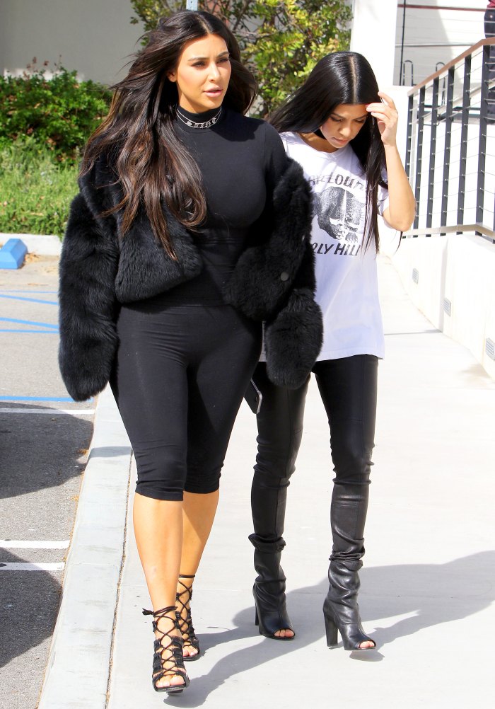 Kim Kardashian Wears Skintight Bodysuit, Fur in 75 Degree Weather
