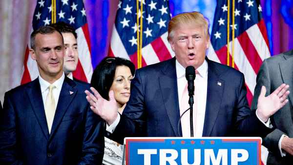 Corey Lewandowski and Donald Trump