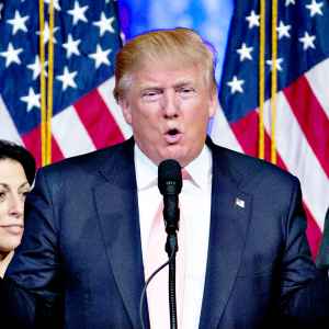 Corey Lewandowski and Donald Trump