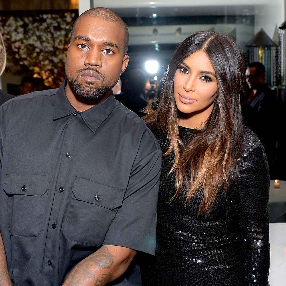 Kanye West and Kim Kardashian