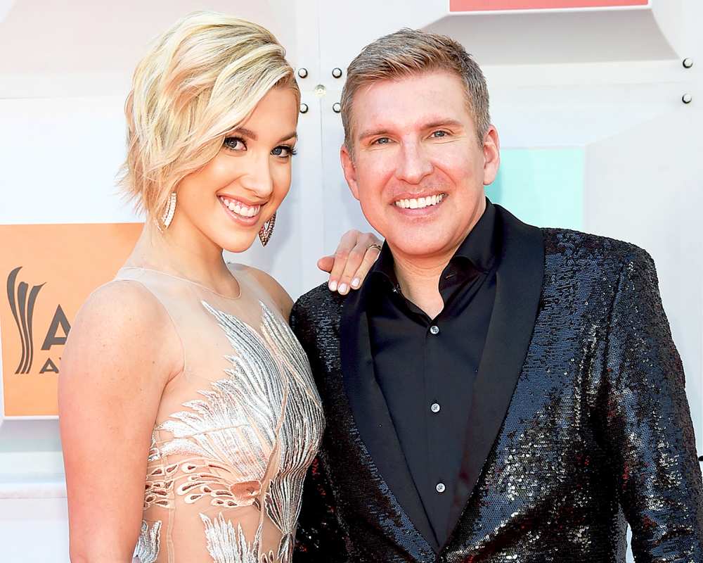 Todd Chrisley and Savannah Chrisley