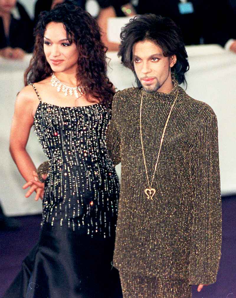 Prince and his wife Mayte Garcia at the De Beer and Versace 