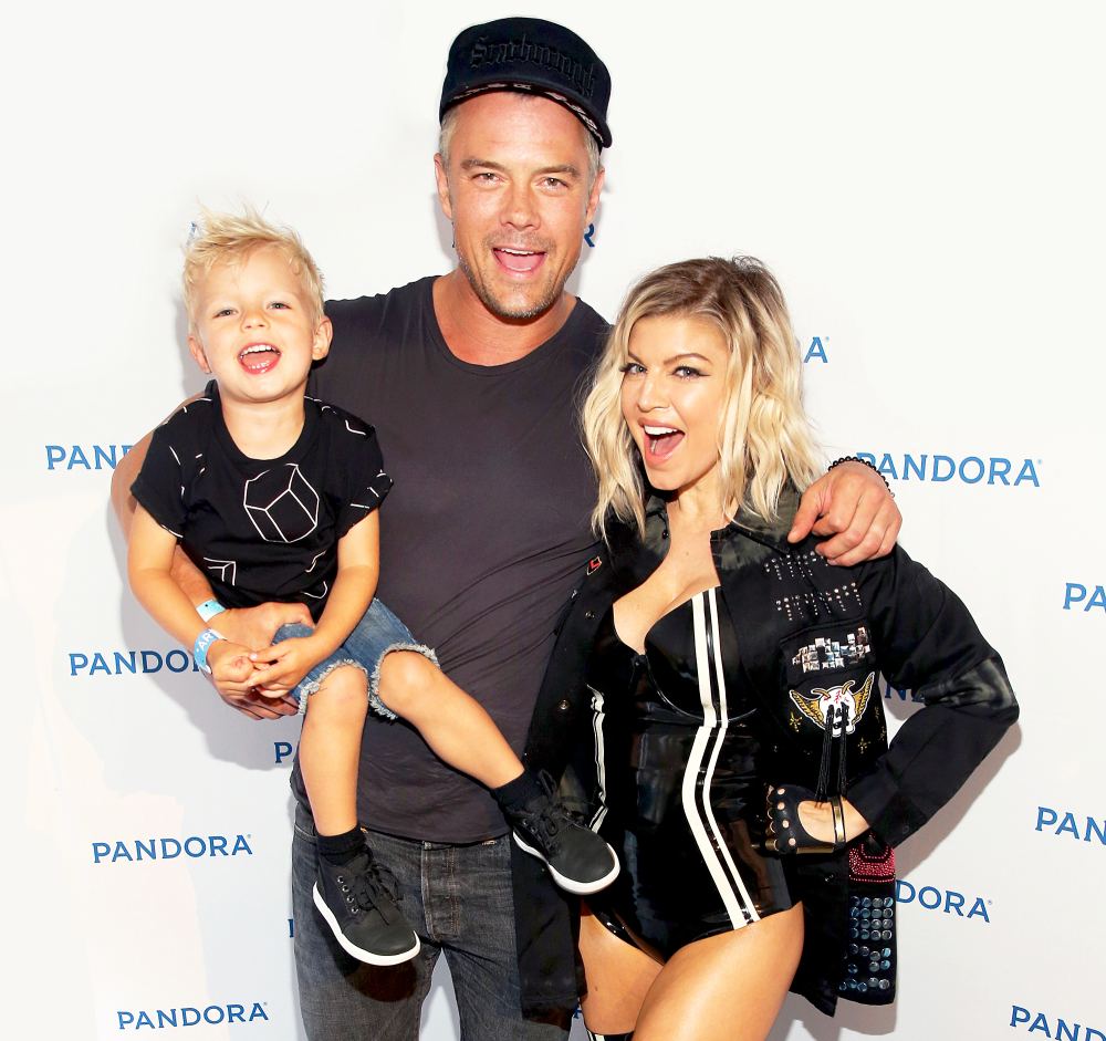 Fergie and Josh Duhamel and Axl