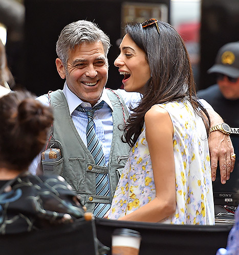 George Clooney and Amal Alamuddin - Money Monster