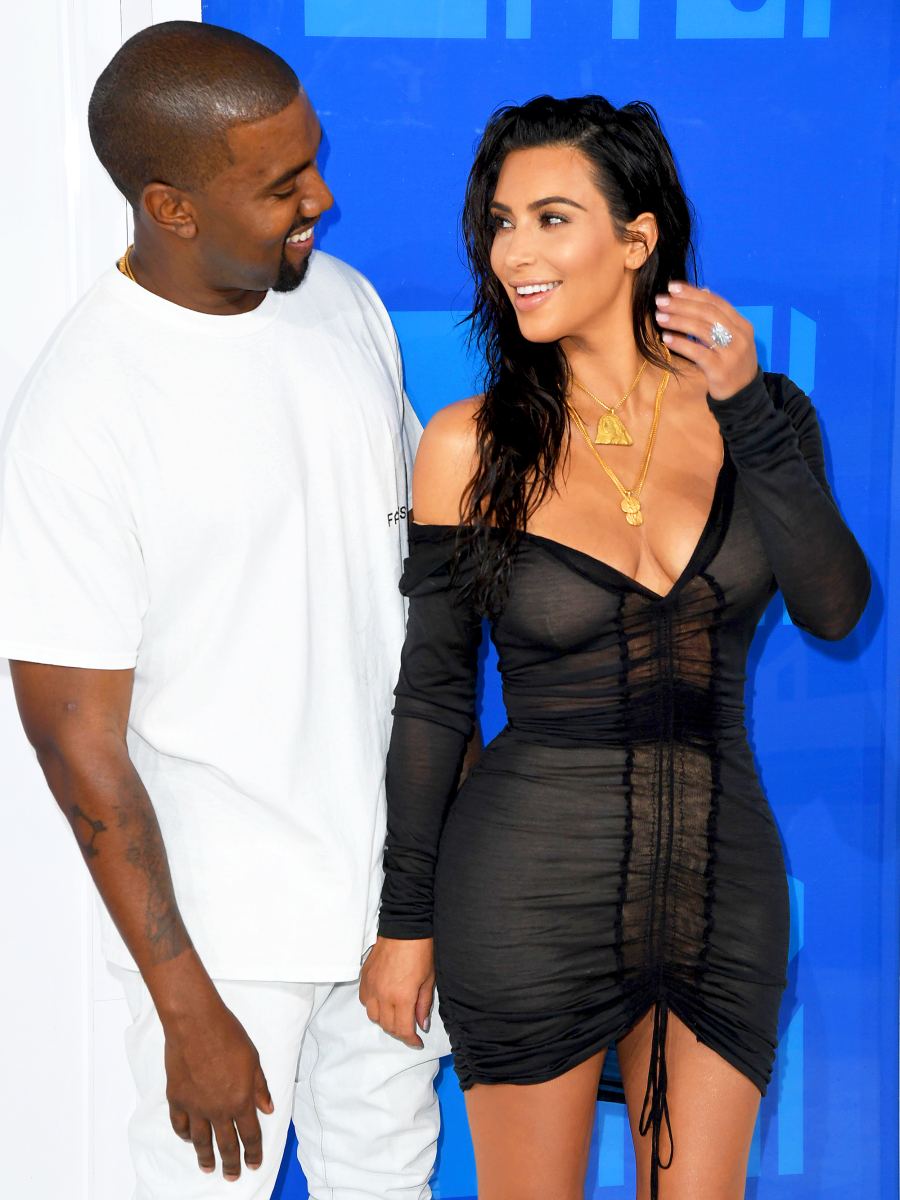 Kanye West and Kim Kardashian
