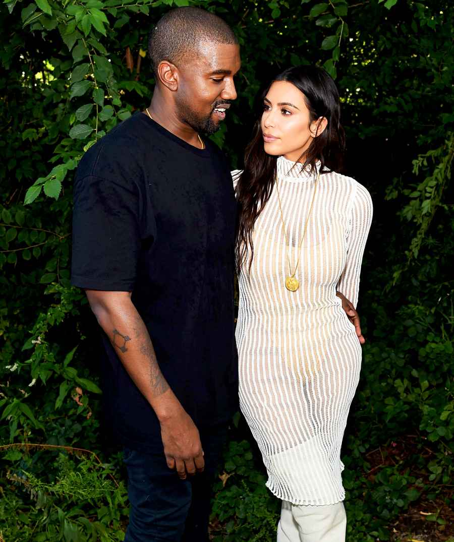 Kanye West and Kim Kardashian
