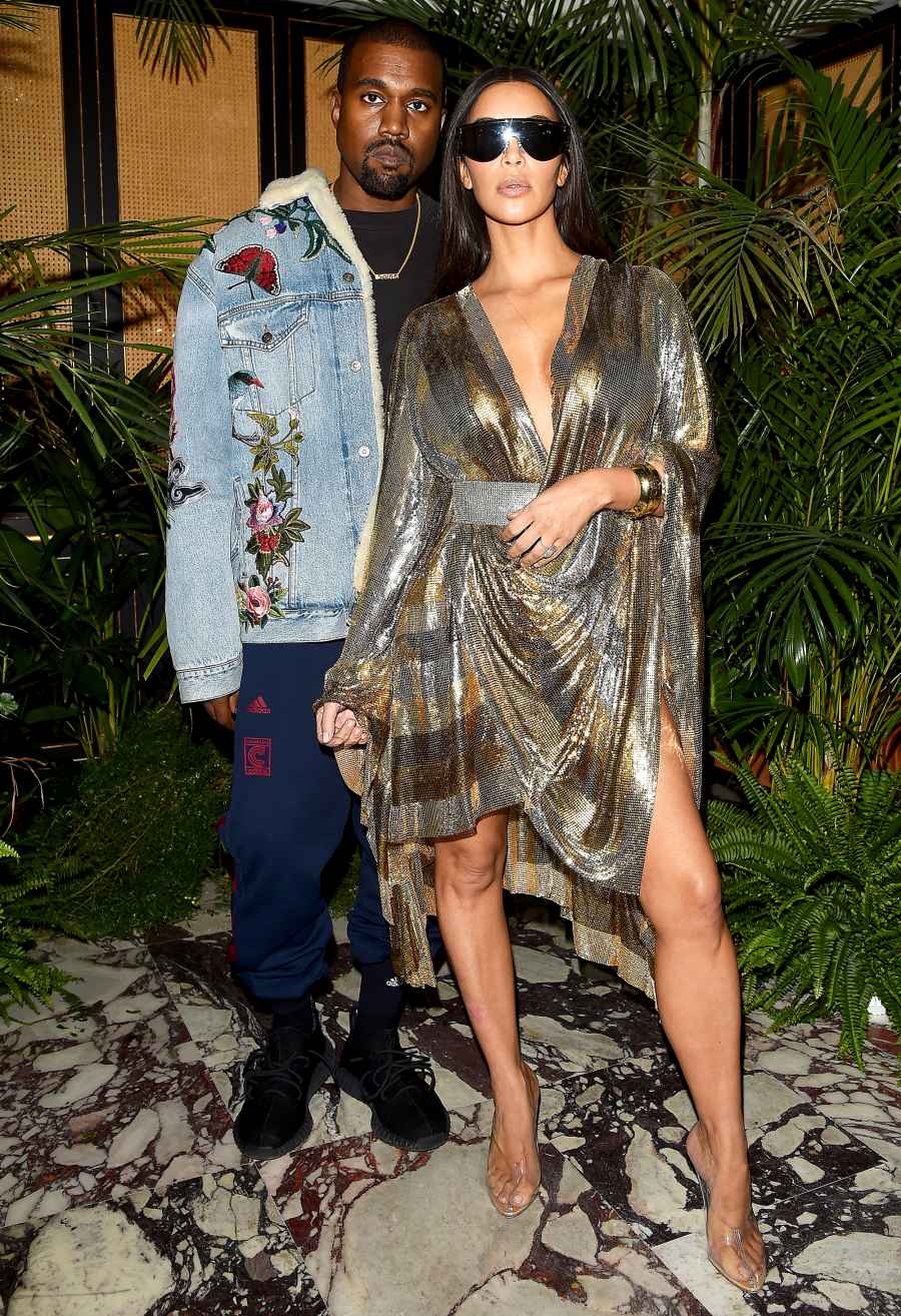 Kanye West and Kim Kardashian