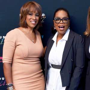 Gayle King and Oprah
