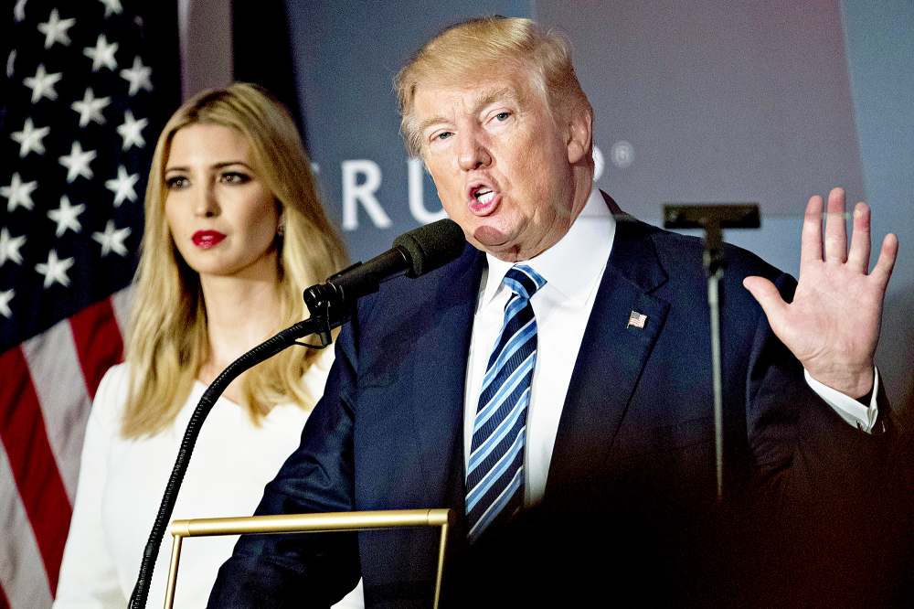 Ivanka Trump and Donald Trump