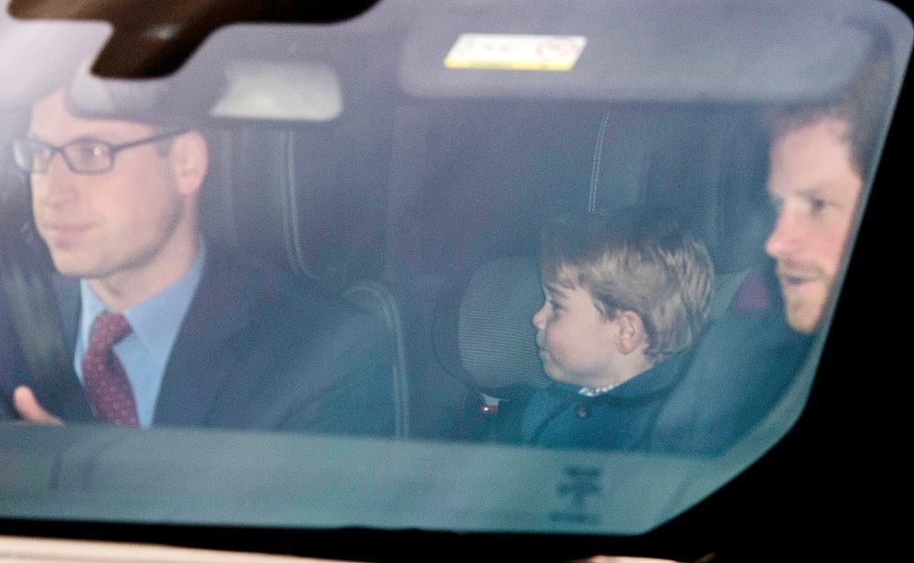 Prince William, Prince George and Prince Harry