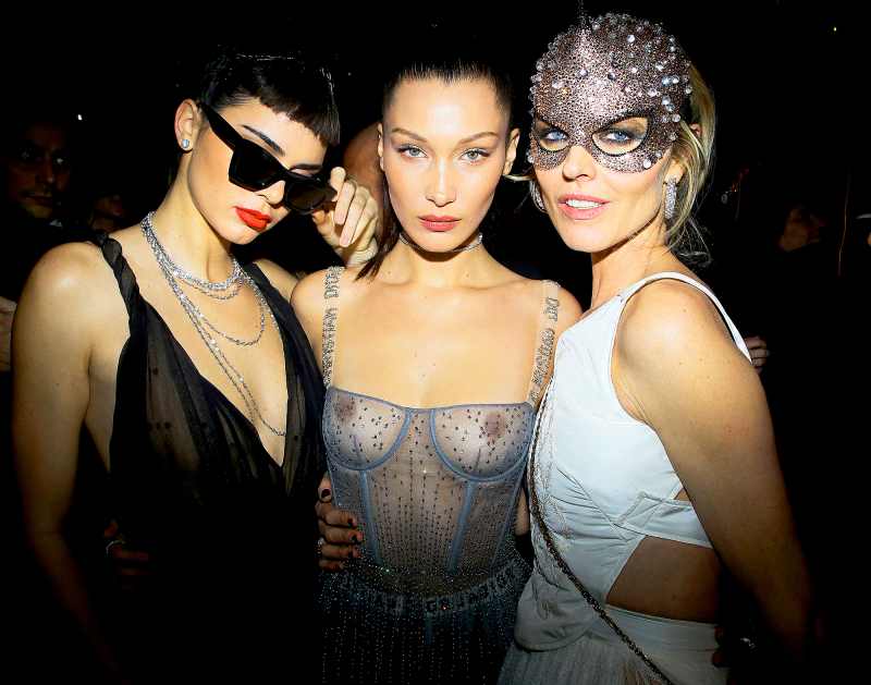 Kendall Jenner, Bella Hadid and Eva Herzigova