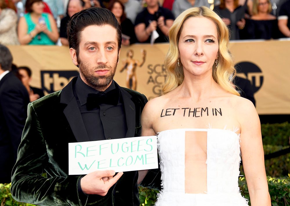 Simon Helberg and Jocelyn Towne
