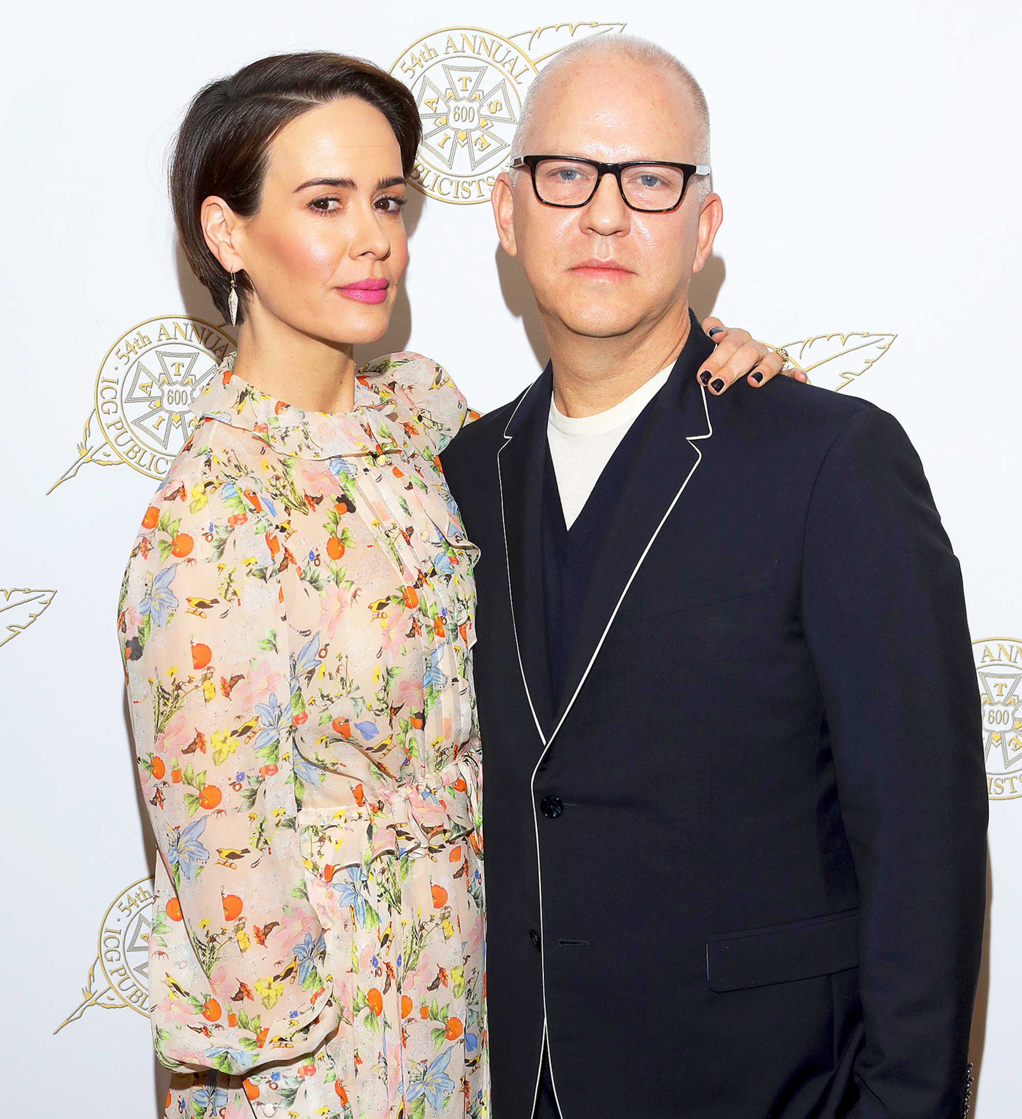 Sarah Paulson and Ryan Murphy