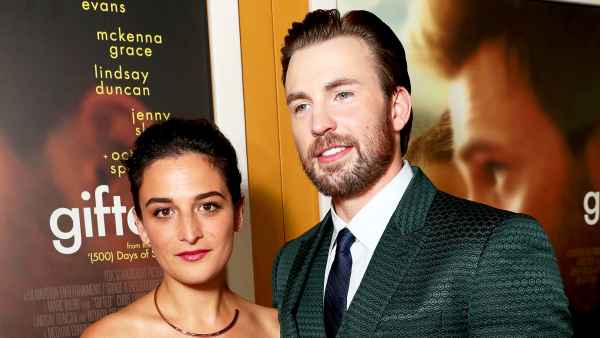 Jenny Slate and Chris Evans