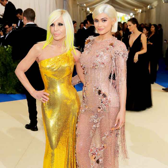 Donatella Versace and Kylie Jenner