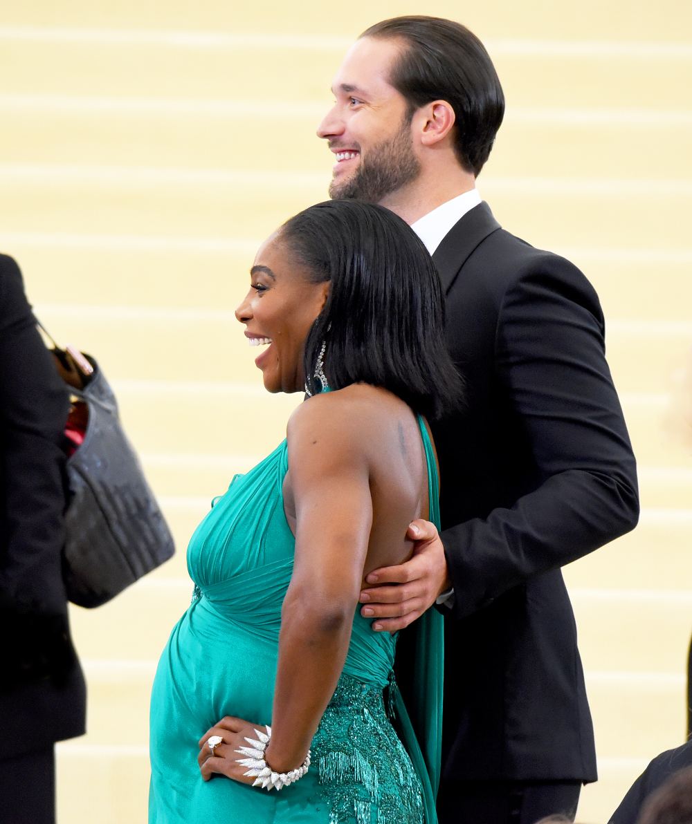 Serena Williams and Alexis Ohanian