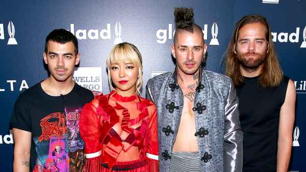 Joe Jonas, JinJoo Lee, Cole Whittle and Jack Lawless DNCE