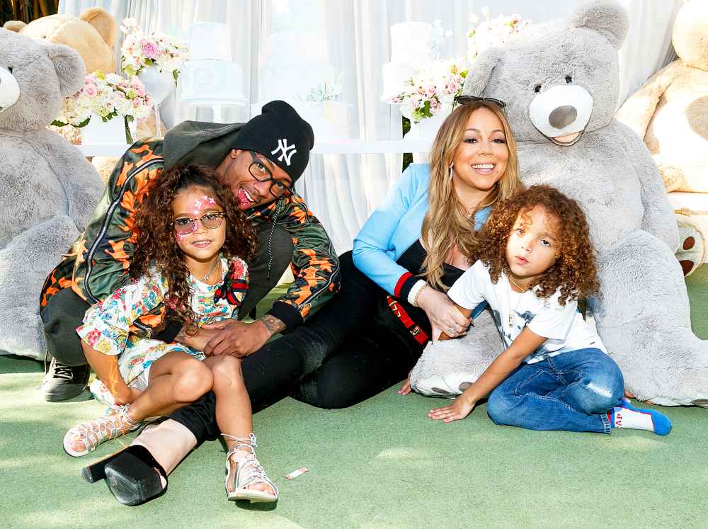 Mariah Carey Nick Cannon Monroe and Moroccan