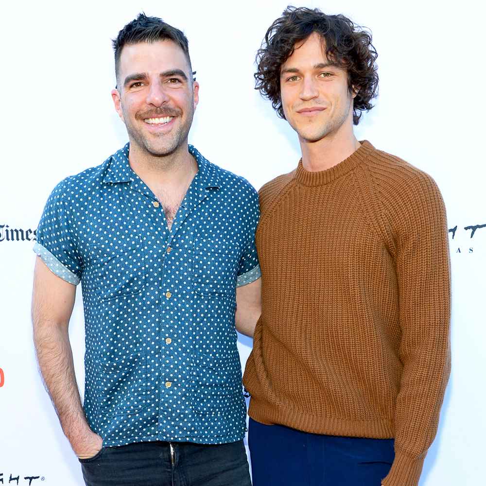 Zachary Quinto and Miles McMillan