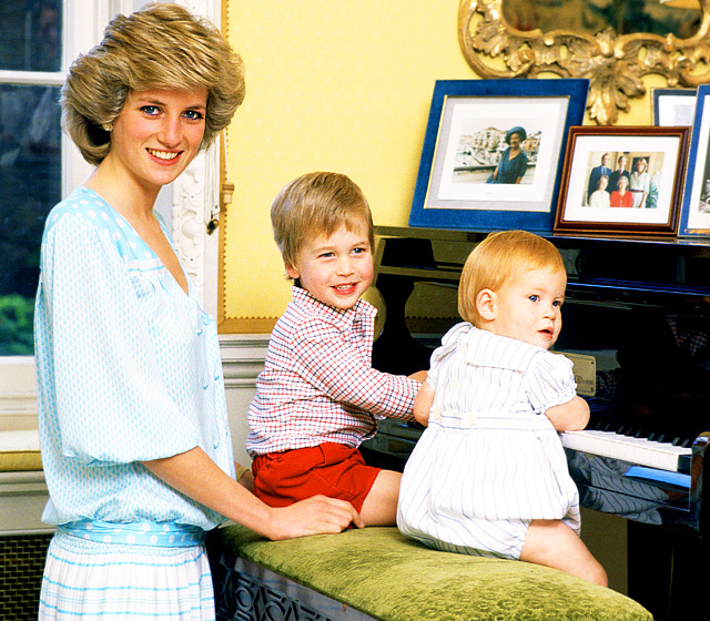 Princess Diana and Prince William