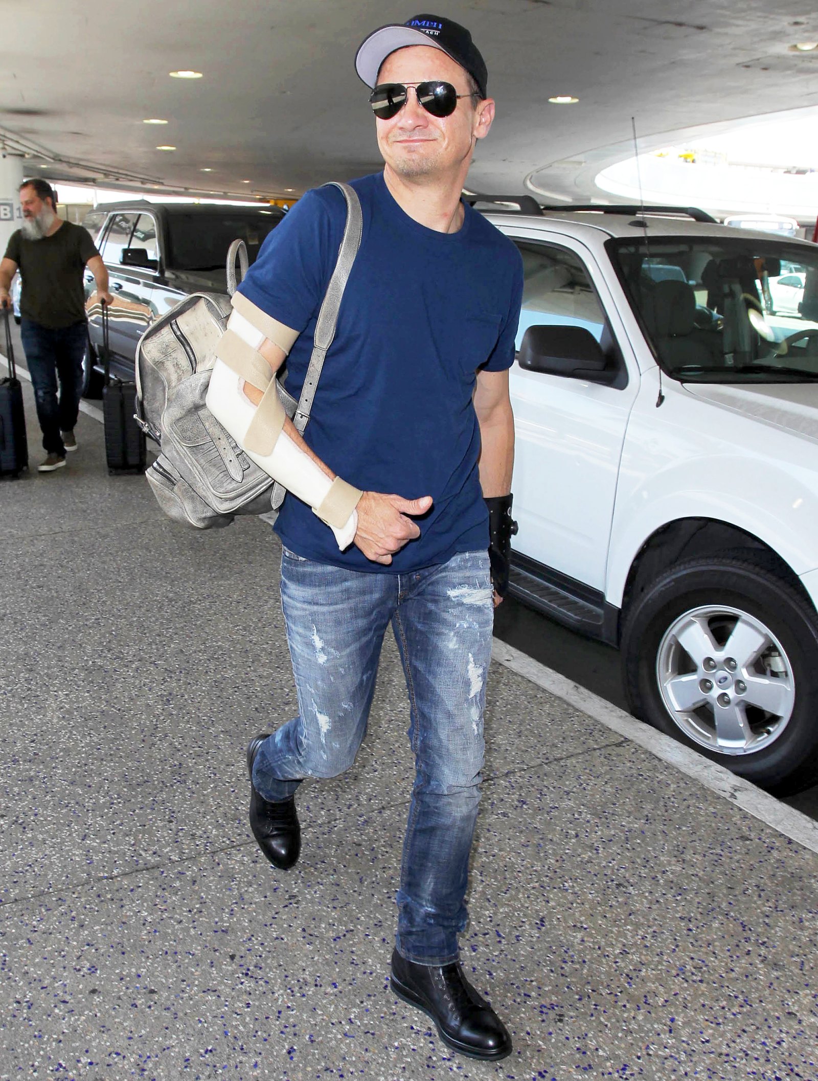 Jeremy Renner Broke Both Arms While Filming A Stunt