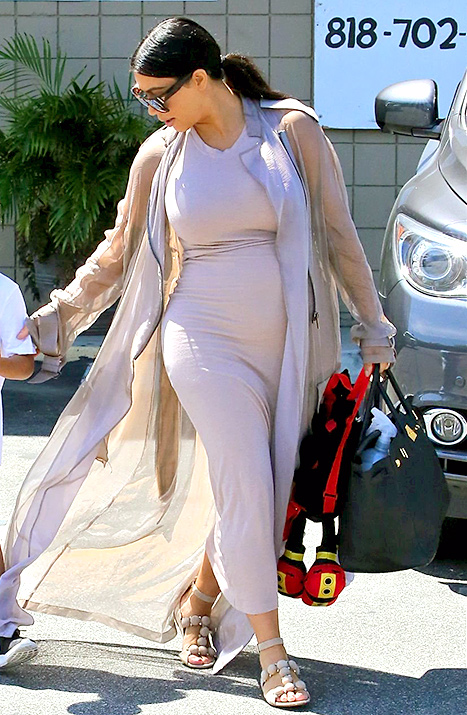 Kim Kardashian Showcases Curves After She Announces Pregnancy – Shoes Post