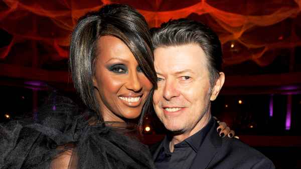 Iman and David Bowie