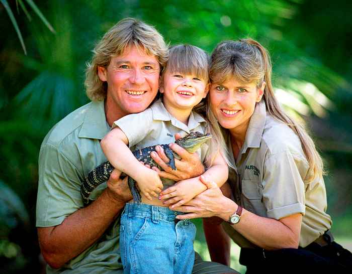 Steve Irwin, Terri Irwin and Bindi Irwin
