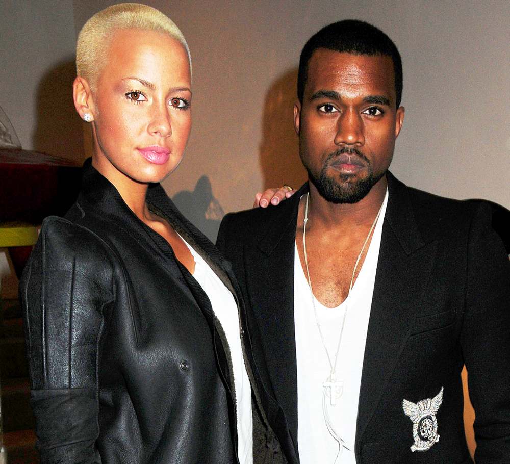 Amber Rose and Kanye West