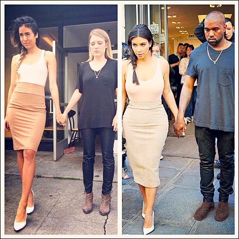Kim Kardashian and Kanye West 4
