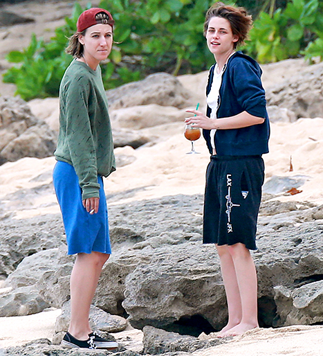 Kristen and friend on the beach