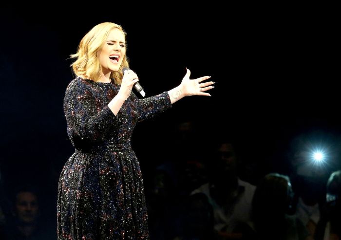 Adele performs at Barclaycard Arena on May 10, 2016 in Hamburg, Germany.