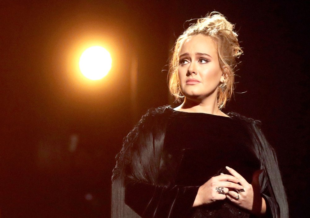 Adele during the 59th Annual Grammy Awards at Staples Center on Feb. 12, 2017, in Los Angeles.