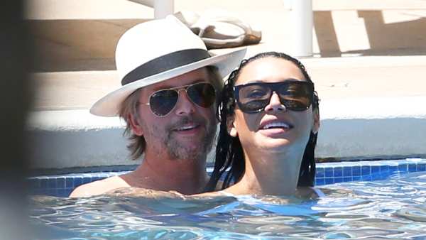 David Spade and Naya Rivera