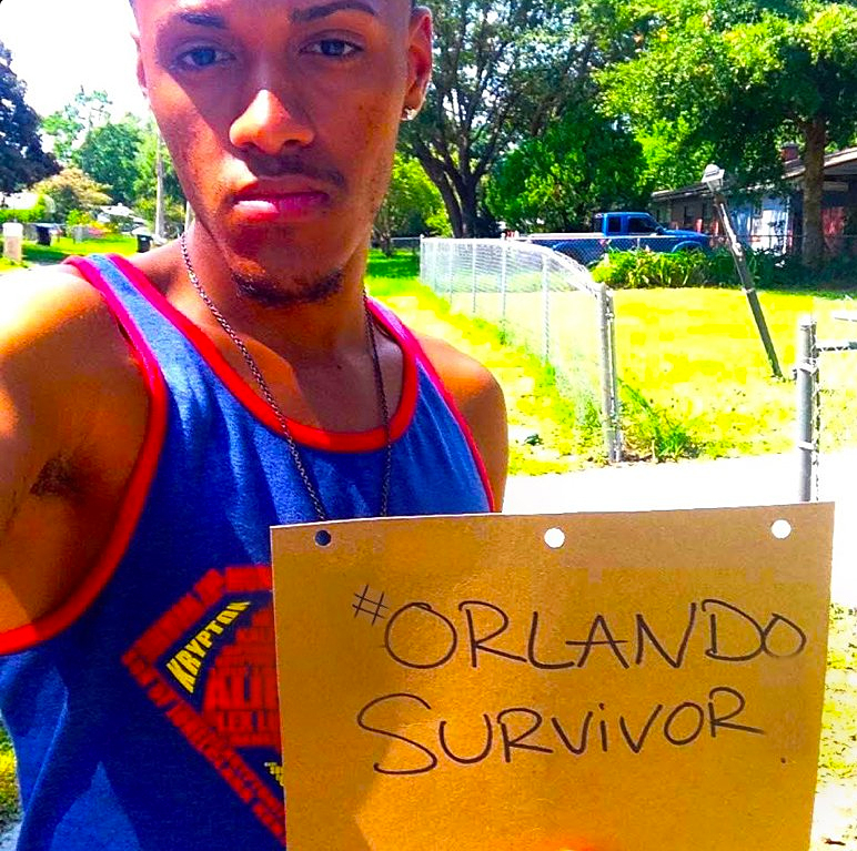 Orlando shooting survivor Alejandro A. Francisco.