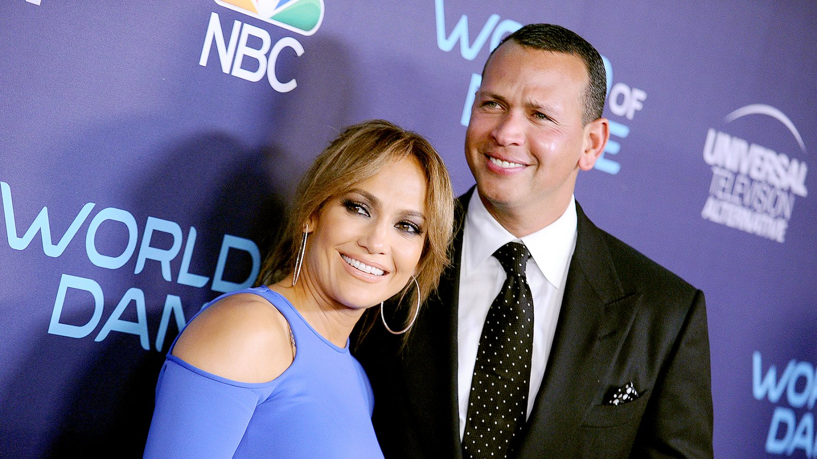 Jennifer Lopez and Alex Rodriguez attend NBC's "World of Dance" celebration at Delilah on September 19, 2017 in West Hollywood, California.