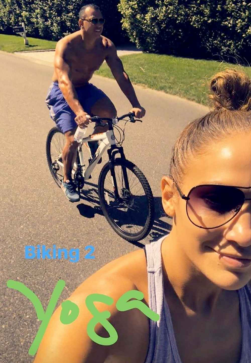 Alex Rodriguez and Jennifer Lopez