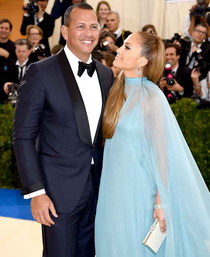 Alex Rodriguez and Jennifer Lopez attend the "Rei Kawakubo/Comme des Garcons: Art Of The In-Between" Costume Institute Gala at Metropolitan Museum of Art on May 1, 2017 in New York City.