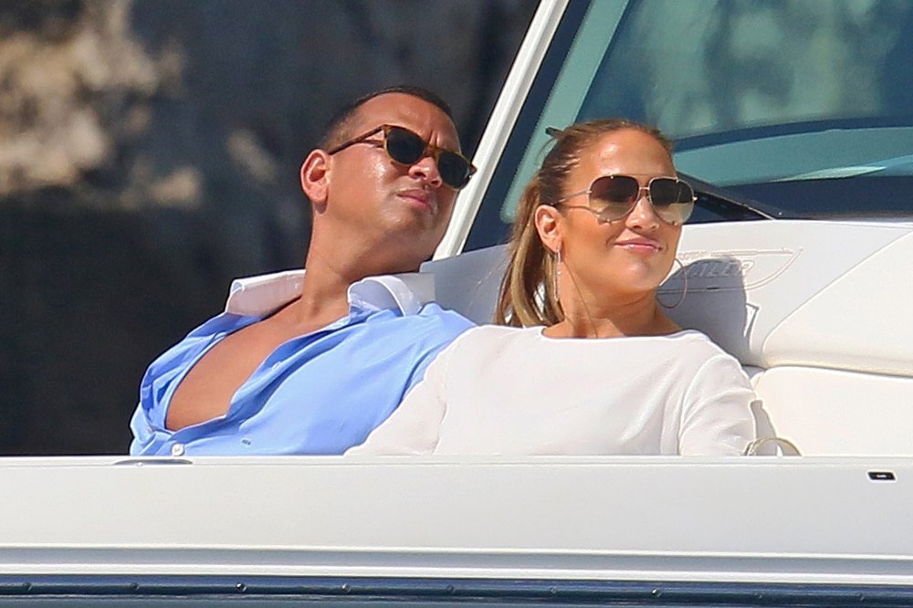 Alex Rodriguez and Jennifer Lopez