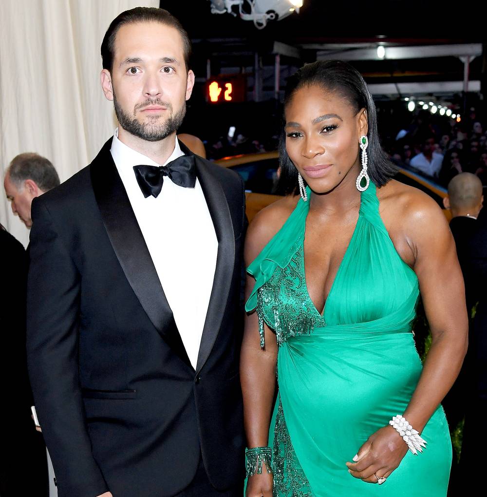 Alexis Ohanian and Serena Williams attend the "Rei Kawakubo/Comme des Garcons: Art Of The In-Between" Costume Institute Gala at the Metropolitan Museum of Art on May 1, 2017 in New York City.