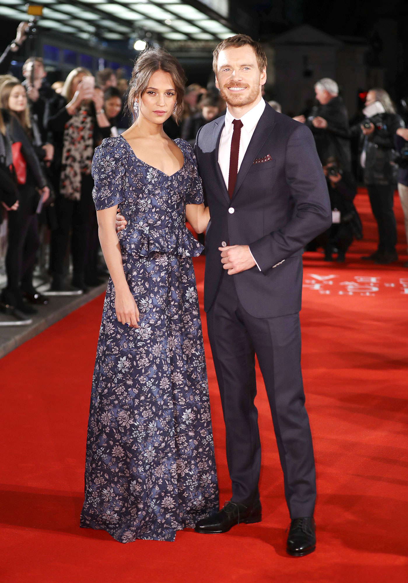 Alicia Vikander wows on red carpet with husband Michael Fassbender in  Cannes
