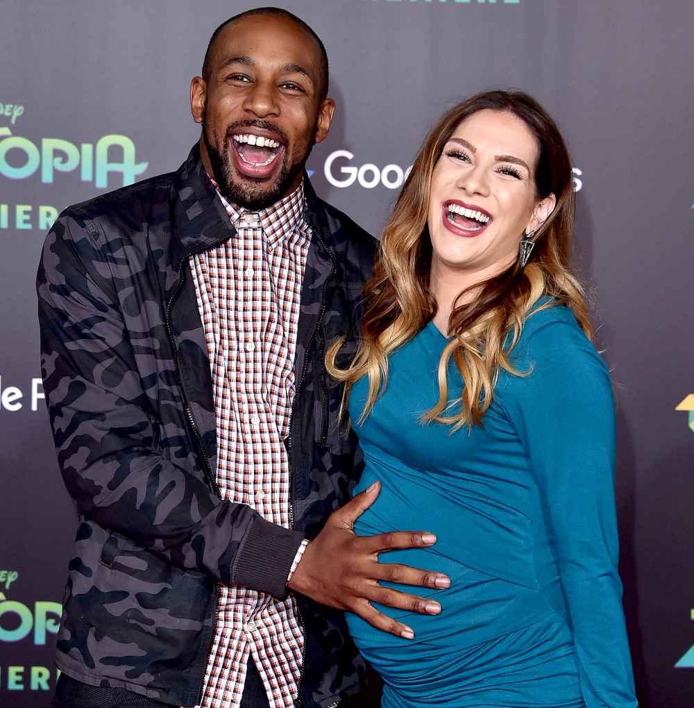 Allison Holker and Stephen 'tWitch' Boss arrive at the premiere of Walt Disney Animation Studios' 'Zootopia' at the El Capitan Theatre on February 17, 2016, in Hollywood, California.