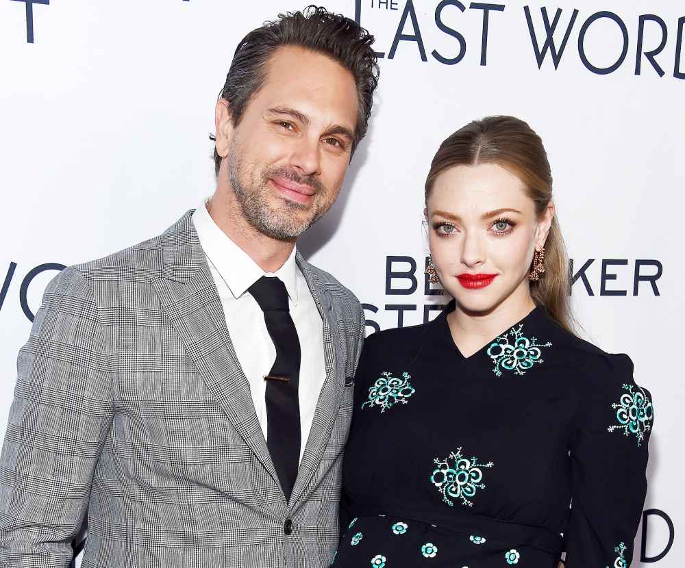 Thomas Sadoski and Amanda Seyfried arrive at the premiere of Bleecker Street Media's "The Last Word" at ArcLight Hollywood on March 1, 2017 in Hollywood, California.