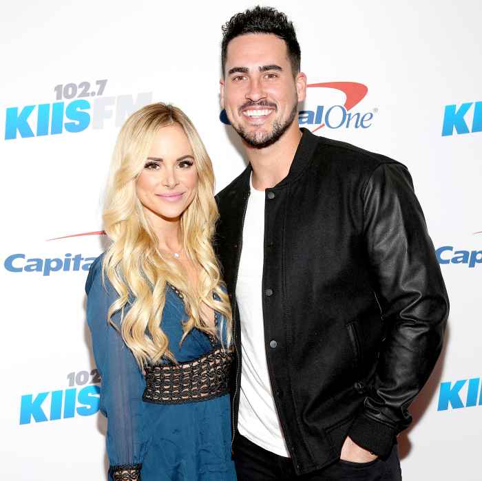 Amanda Stanton and Josh Murray attend 102.7 KIIS FM's Jingle Ball 2016 presented by Capital One at Staples Center on December 2, 2016 in Los Angeles, California.
