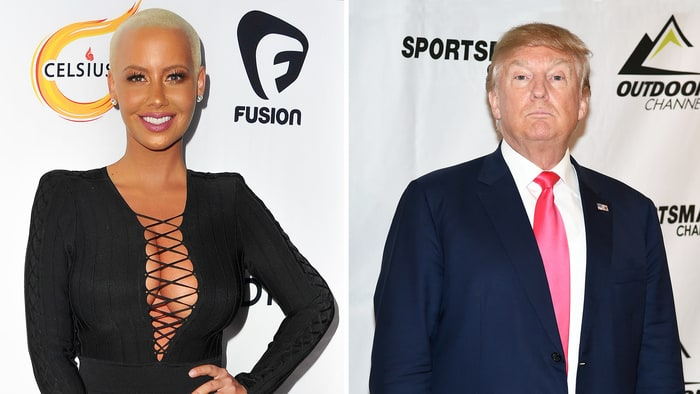 Amber Rose and Donald Trump