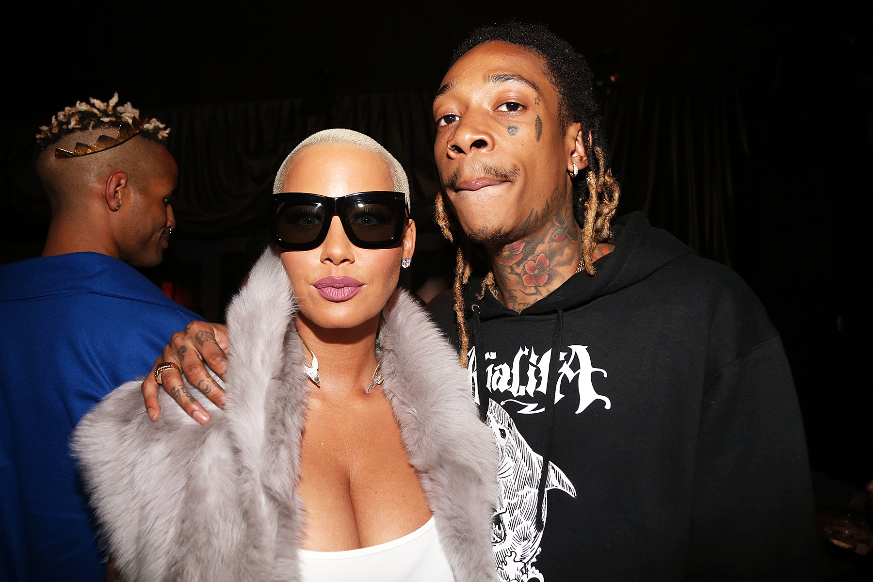 Amber Rose and Wiz Khalifa